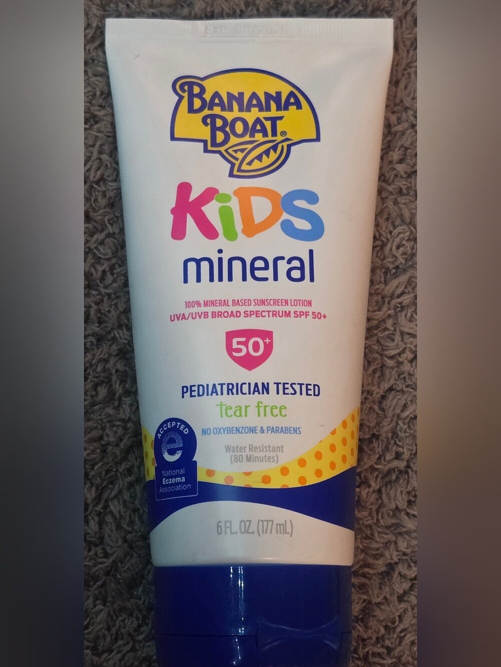 Banana Boat Kids Mineral Lotion SPF 50, 6.0 fl oz